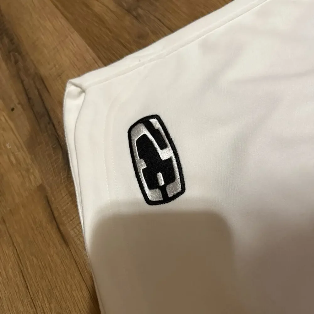 2003 Air Jordan 23 White Grey Dri-Fit Basketball Vintage Y2K 175423-100 Shorts